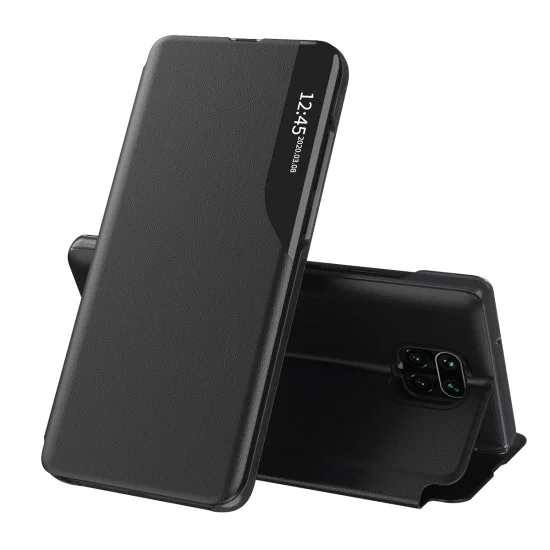 Калъф за Xiaomi Redmi Note 9S / Note 9 Pro / Note 9 Pro Max - eFold Series - Черен