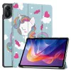 Калъф за Xiaomi Redmi Pad 2 - Techsuit - FoldPro - Еднорог - Син