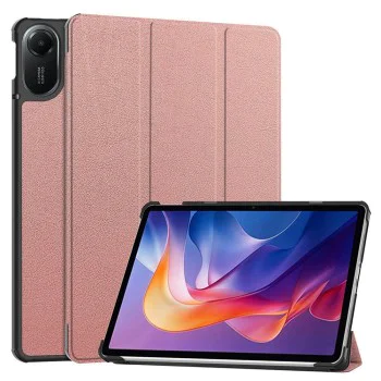 Калъф за Xiaomi Redmi Pad 2 - Techsuit - FoldPro - Розово Злато - Златист