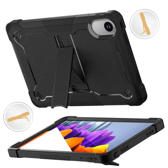 Калъф за Xiaomi Redmi Pad 2 - Techsuit - Rugged TabShell + Screen Protector - Черен