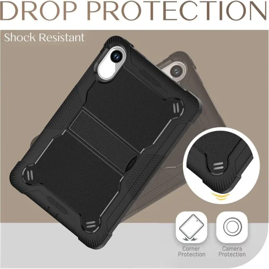 Калъф за Xiaomi Redmi Pad 2 - Techsuit - Rugged TabShell + Screen Protector - Черен