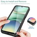 Калъф за Xiaomi>Xiaomi Redmi Серия>Redmi A5 4G (стандартен) - Techsuit - ColorVerse 360 ​​Series + Screen Protector - Черен