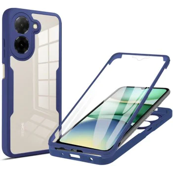 Калъф за Xiaomi>Xiaomi Redmi Серия>Redmi A5 4G (стандартен) - Techsuit - ColorVerse 360 ​​Series + Screen Protector - Син