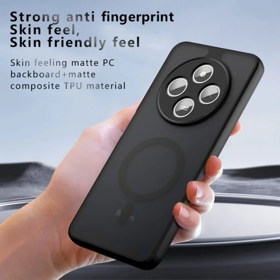 Калъф за Xiaomi>Xiaomi Redmi Серия>Redmi A5 4G (стандартен) - Techsuit - PureFrost MagSafe - Frosted Черен