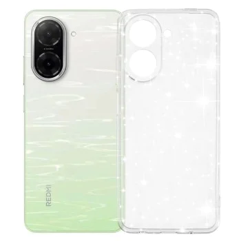 Калъф за Xiaomi>Xiaomi Redmi Серия>Redmi A5 4G (стандартен) - Techsuit - Серия SparkleSkin - Прозрачен