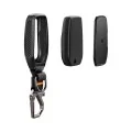 Калъф за автоключ Spigen Toyota Key Shell with Carabiner TK100 (ACS11366) - грапав страничен дизайн, карбонов ефект - Черен