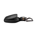 Калъф за автоключ Spigen Toyota Key Shell with Carabiner TK100 (ACS11366) - грапав страничен дизайн, карбонов ефект - Черен
