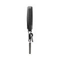 Калъф за автоключ Spigen Toyota Key Shell with Carabiner TK100 (ACS11366) - грапав страничен дизайн, карбонов ефект - Черен