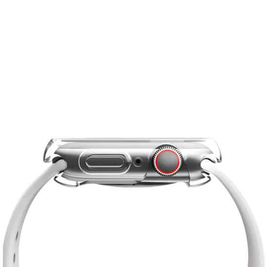 Калъф и протектор за Apple Watch 11 42mm - UNIQ Garde Hybrid Case with Screen Protection - Прозрачен