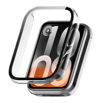 Калъф и протектор за Xiaomi Smart Band 10 Pro - Defense360 Pro + Screen Protector - Techsuit - Прозрачен