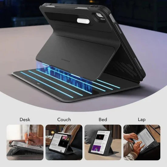 Калъф за iPad 10 (2022) 10.9 / 11 (2025) / 12 (2026) - Shift Magnetic - ESR - Черен
