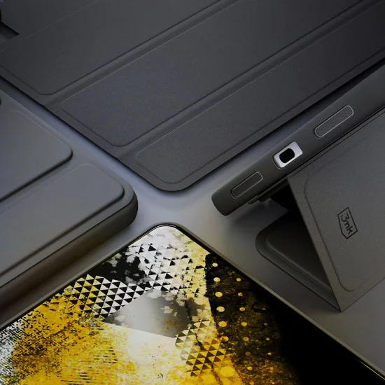 Калъф за iPad 10 (2022) 10.9 / 11 (2025) - 3mk - Мек калъф за таблет - Черен