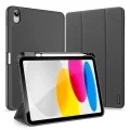 Калъф за iPad 10 (2022) 10.9 / 11 (2025) - Domo Series (със държач за Apple Pencil) - Dux Ducis - Черен