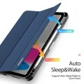 Калъф за iPad 10 (2022) 10.9 / 11 (2025) - Domo Series (със държач за Apple Pencil) - Dux Ducis - Черен