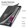 Калъф за iPad 10 (2022) 10.9 / 11 (2025) - Domo Series (със държач за Apple Pencil) - Dux Ducis - Черен