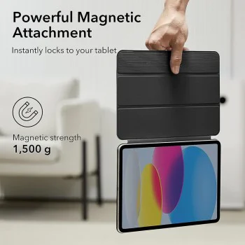 Калъф за iPad 10 (2022) 10.9 / iPad 11 (2025) / iPad 12 (2026) - ESR Rebound Magnetic - Черно