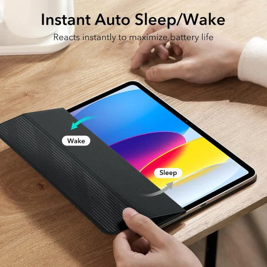 Калъф за iPad 10 (2022) 10.9 / iPad 11 (2025) / iPad 12 (2026) - ESR Rebound Magnetic - Черно