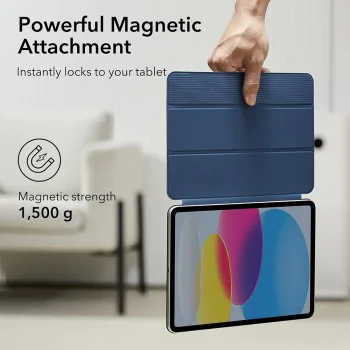 Калъф за iPad 10 (2022) 10.9 / iPad 11 (2025) / iPad 12 (2026) - ESR Rebound Magnetic - Тъмносин
