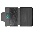 Калъф за iPad Air 11 2024/2025 - Techsuit - KeyTab Pro + протектор за екран (с RGB безжична клавиатура/държач за писалка) - Черен