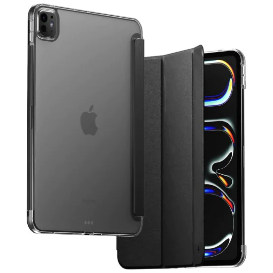 Калъф за iPad Pro 11 (2024 / 2025) - Liquid Air Folio - Spigen - Черен