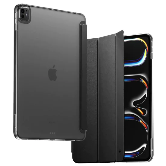 Калъф за iPad Pro 13 (2024/2025) - Spigen Liquid Air Folio - Черен
