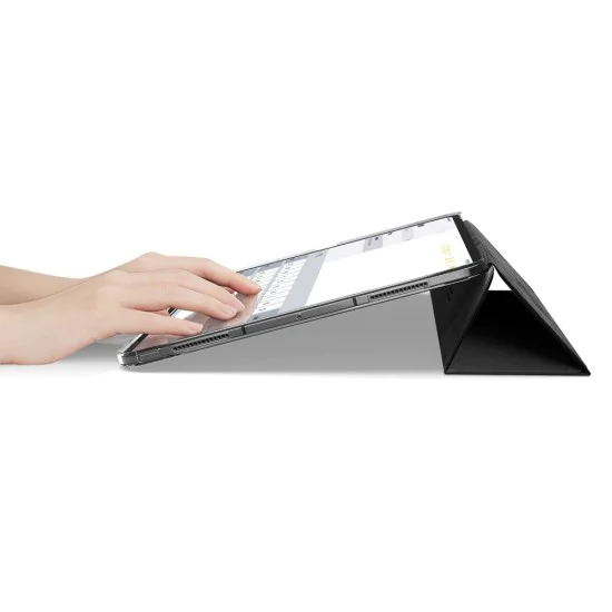 Калъф за iPad Pro 13 (2024/2025) - Spigen Liquid Air Folio - Черен