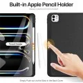 Калъф за iPad Pro 13 (2025/2024) - Domo Series (със държач за Apple Pencil) - Dux Ducis - Черен