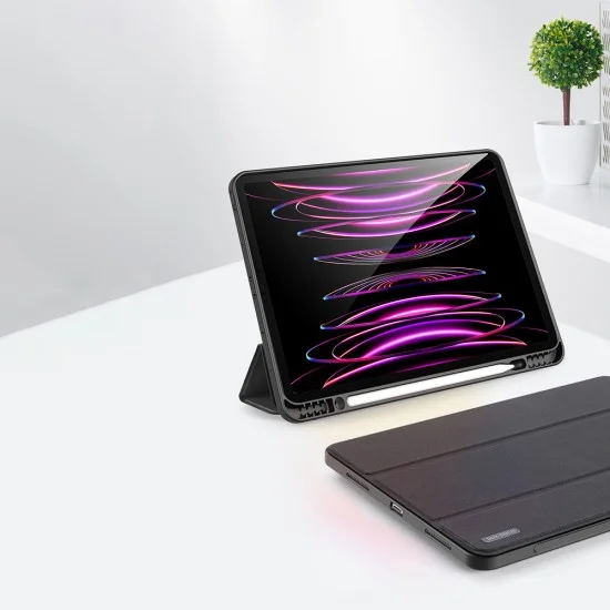 Калъф за iPad Pro 13 (2025/2024) - Domo Series (със държач за Apple Pencil) - Dux Ducis - Черен