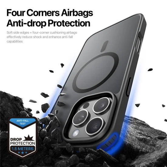 Калъф за iPhone 16 Pro Max - Yind MagSafe Series - Dux Ducis - Черен