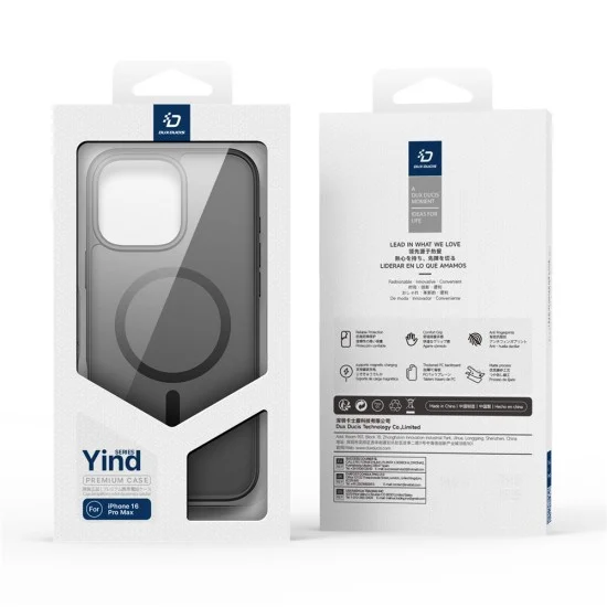 Калъф за iPhone 16 Pro Max - Yind MagSafe Series - Dux Ducis - Черен