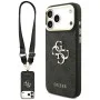 Калъф за iPhone 17 Pro - Big 4G Classic Logo & Big Strap Metal Buttons (GUHCP18LP4G4BCSK) - Guess - Черен