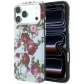 Калъф за iPhone 17 Pro - Blossom Roses Print MagSafe (GUHMP18L6PWGTBEB) - Guess - Светло син