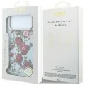 Калъф за iPhone 17 Pro - Blossom Roses Print MagSafe (GUHMP18L6PWGTBEB) - Guess - Светло син