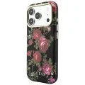 Калъф за iPhone 17 Pro - Blossom Roses Print MagSafe (GUHMP18L6PWGTBEK) - Guess - Черен
