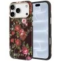 Калъф за iPhone 17 Pro - Blossom Roses Print MagSafe (GUHMP18L6PWGTBEU) - Guess - Бордо