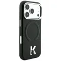 Калъф за iPhone 17 Pro - Grained Leather Embossed Ring MagSafe (KLHMP18L6PWBKECK) - Karl Lagerfeld - Черен