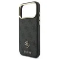 Калъф за iPhone 17 Pro - Hardcase 4G Cardslot & Big Strap MagSafe (GUBPHUP18LP4SM44CK) - Guess - Черен