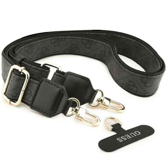 Калъф за iPhone 17 Pro - Hardcase 4G Cardslot & Big Strap MagSafe (GUBPHUP18LP4SM44CK) - Guess - Черен