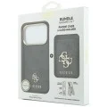 Калъф за iPhone 17 Pro - Hardcase 4G Cardslot MagSafe (GUBPHCP18LP4SM44CK) - Guess - Черен