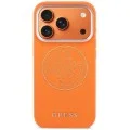 Калъф за iPhone 17 Pro - Leather Perforated 4G MagSafe (GUHMP18L5PG4SRGO) - Guess - Оранжев