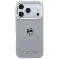 Калъф за iPhone 17 Pro - Leather Point and C Sketch MagSafe (KLHMP18L6PCCPRG) - Karl Lagerfeld - Сив