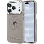 Калъф за телефон за iPhone 18 Pro / iPhone 17 Pro Leather Point and C Sketch MagSafe (KLHMP18L6PCCPRG) - Karl Lagerfeld - Сив