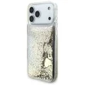 Калъф за iPhone 17 Pro - Liquid Glitter Charms (GUHCP18LGLHFLGO) - Guess - Златист