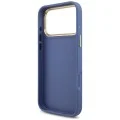 Калъф за iPhone 17 Pro Max - Big 4G Classic Logo & Big Strap Metal Buttons (GUHCP18XP4G4BCSB) - Guess - Син
