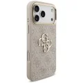 Калъф за iPhone 17 Pro Max - Big 4G Classic Logo & Big Strap Metal Buttons (GUHCP18XP4G4BCSP) - Guess - Розов