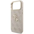 Калъф за iPhone 17 Pro Max - Big 4G Classic Logo & Big Strap Metal Buttons (GUHCP18XP4G4BCSP) - Guess - Розов