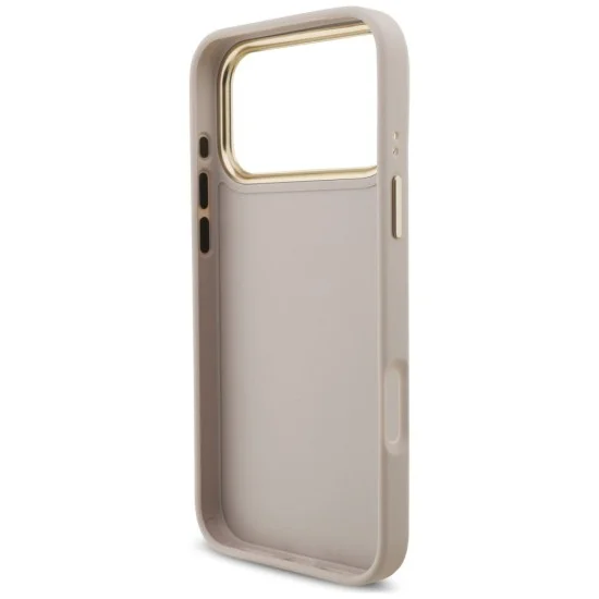 Калъф за iPhone 17 Pro Max - Big 4G Classic Logo & Big Strap Metal Buttons (GUHCP18XP4G4BCSP) - Guess - Розов