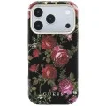 Калъф за iPhone 17 Pro Max - Blossom Roses Print MagSafe (GUHMP18X6PWGTBEK) - Guess - Черен