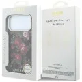 Калъф за iPhone 17 Pro Max - Blossom Roses Print MagSafe (GUHMP18X6PWGTBEU) - Guess - Бордо