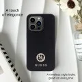 Калъф за iPhone 17 Pro Max - Croco Triangle Logo MagSafe (GUHMP18XPCRTHCK) - Guess - Черен